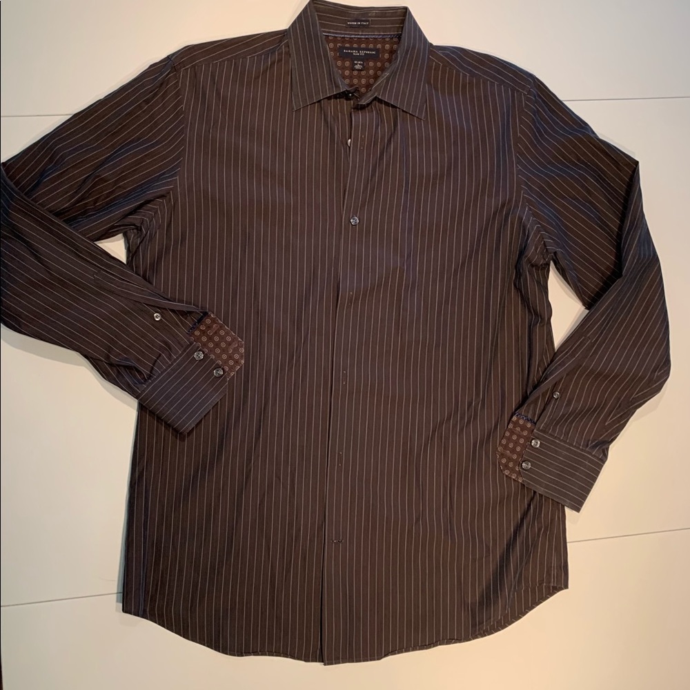 Banana Republic L dress shirt brown